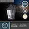 Vaxcel Lexington 3 Light Dusk to Dawn Black Outdoor Wall Lantern Clear Glass T0539 - alternate 4